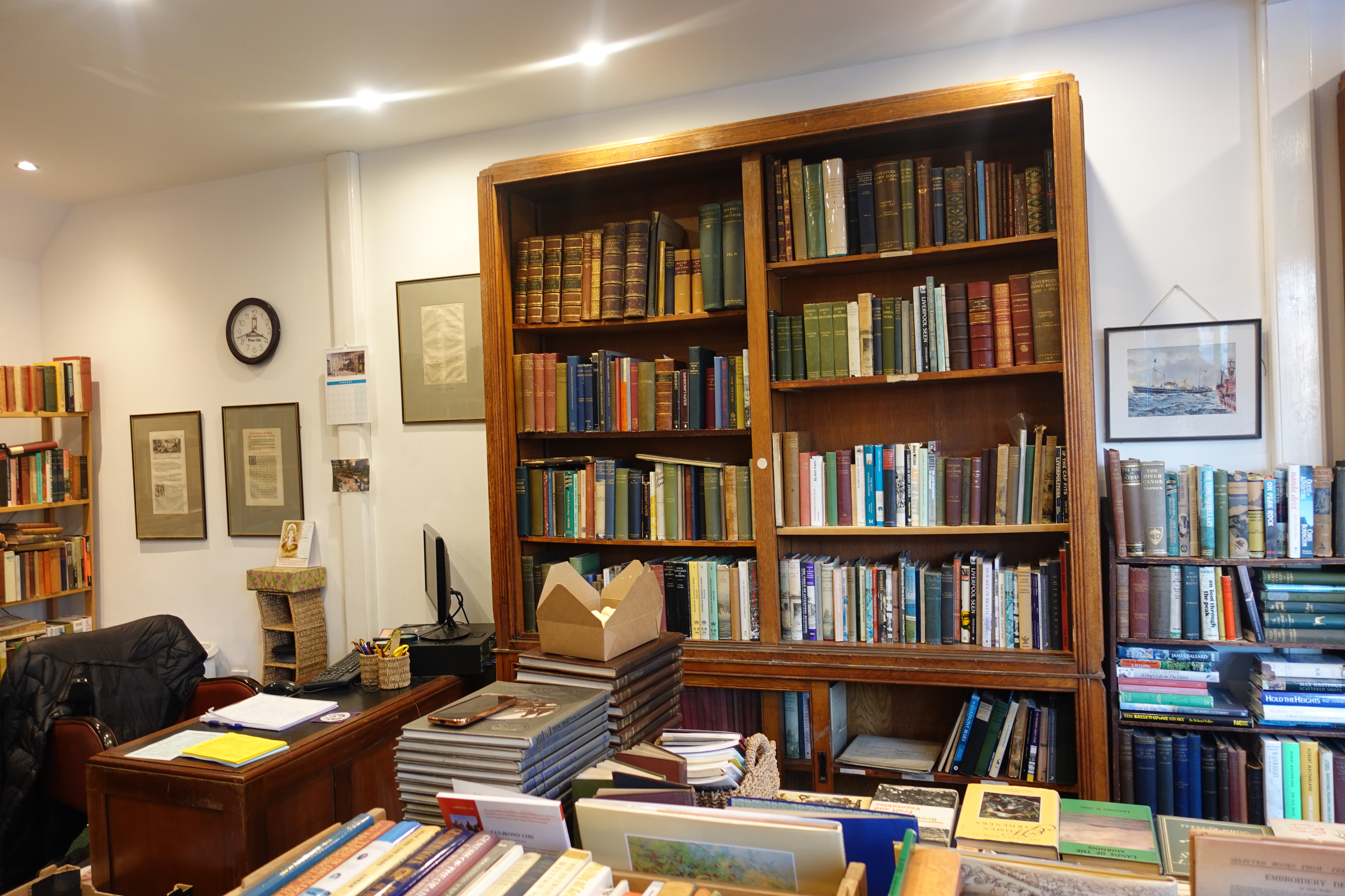 Bookshelves inside Still Out-of-Print on Smithdown Road